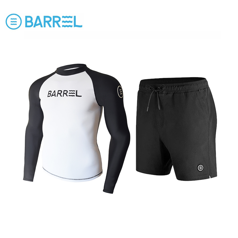 White and black collars and black shorts